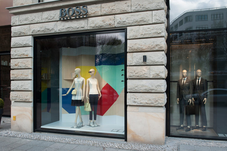 Hugo Boss – Shop window Germany and Austria | kubix